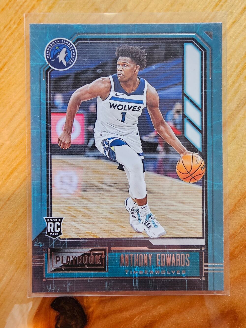 Anthony Edwards 2020-21 Panini Chronicles #167 - Rookie - Playbook -Timberwolves